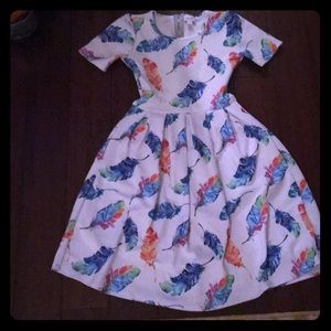 Price firm Lularoe feather dress
